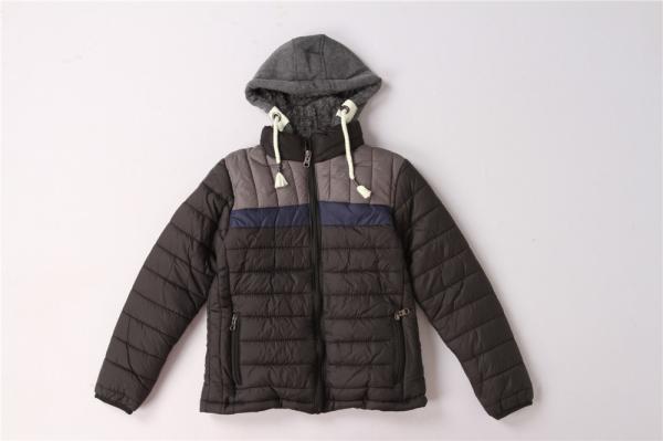 Junior Boy's  Coats, Children's Jacket, detachable hood, fur lining