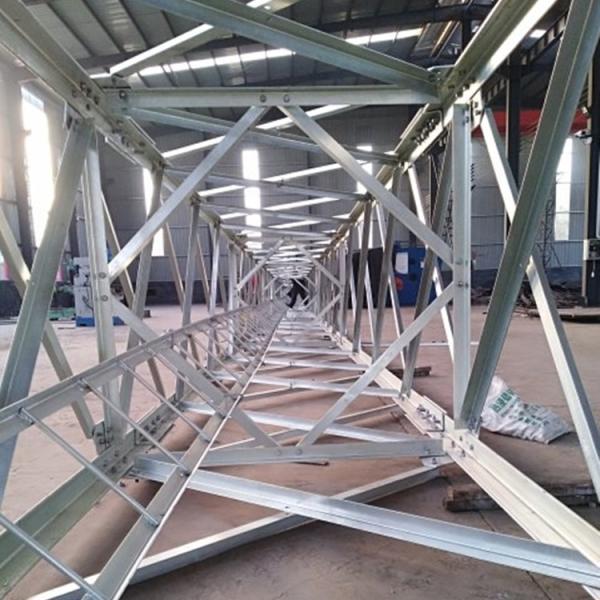 50m 4-legged Microwave Antenna Wifi Telecommunication Angle Steel Tower