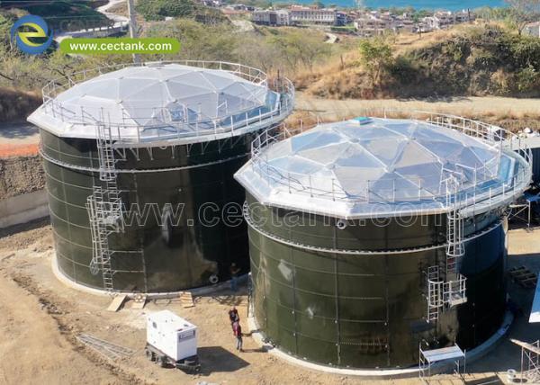 Center Enamel: Elevating Performance and Environmental Control in Holding Tanks with Advanced Aluminum Dome Roofs