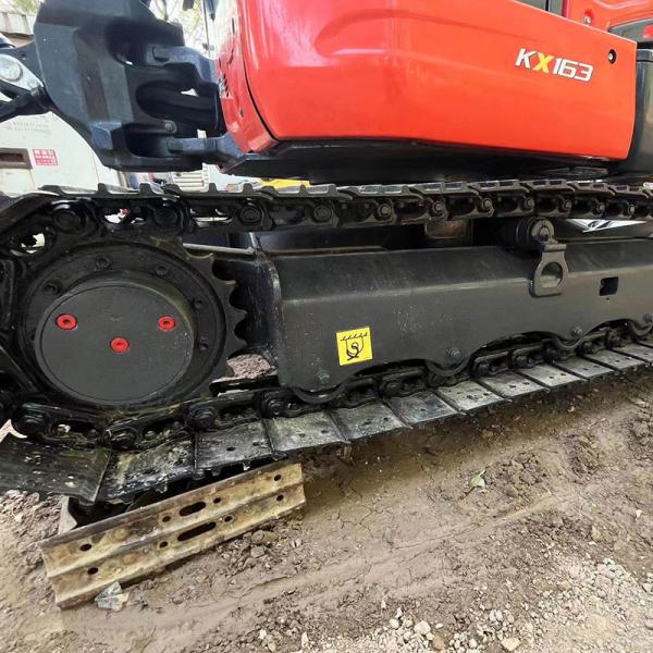 Second Hand Kubota Excavators 5 Tonnage Weight 35.5KW Used Kubota KX163 Excavator