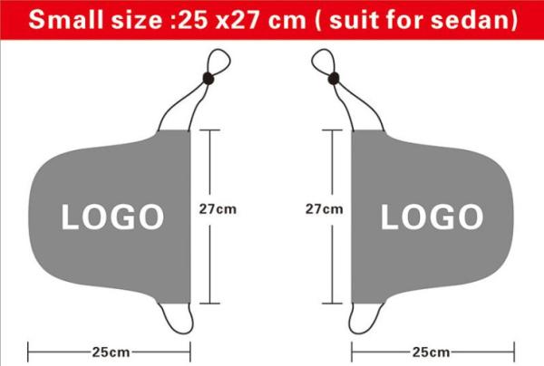 OEM Custom Car Mirror Covers Soft Washable Eco - Friendly For Automotive Car