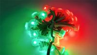 lámpara de píxeles LED 20mm DC 12V Digital RGB LED Luz de píxeles para centros comerciales, LED Pixel String
