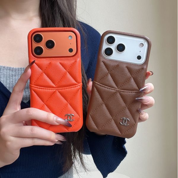 Lychee Pattern Card Slot iPhone 17 Pro Max Case Half-Wrapped Hard Shell Anti-Drop Autumn Winter Model 16 Pro
