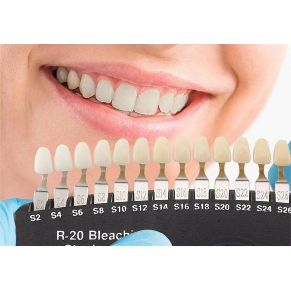 Guia de Sombras 3D 27 Cores Dentes Branqueamento Dentes Branqueamento Guia de Sombras gráfico