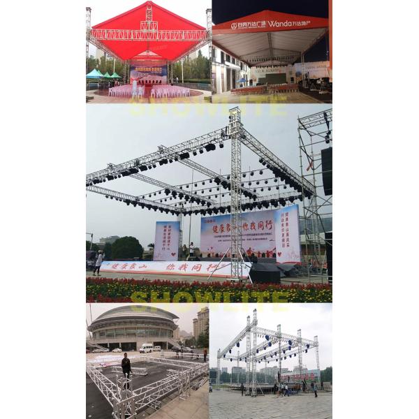 длина ферменной конструкции 0.5м-4м Спигот системы ферменной конструкции освещения алюминиевого сплава 400кс400