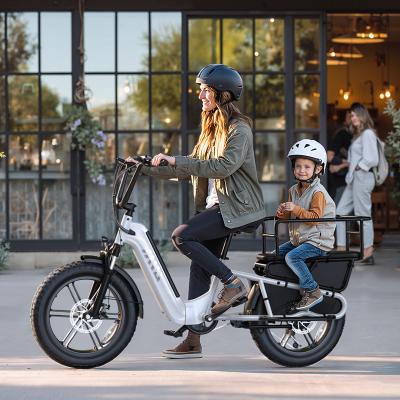 OEM  ODM 250w 48V 15AH  Fat Tire Hub Motor Family Electric Cargo Hybrld Bike Electric City Bicycle Ebike