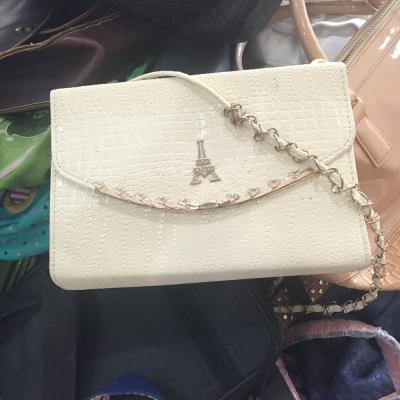 Guangzhou factory wholesale leather colorful used bags scond hand bags