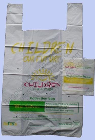 Compostable Charity Donation Collection bags, collection sacks, Donation sacks, Charity Fund bags, Donating Clothes, sho