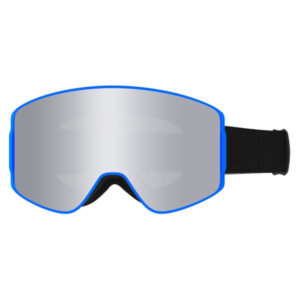 Customized cross-border skiing glasses - Anti-fog and UV-protective snow goggles with curved snow surface design - Men's and women's protective eyewear for mountain climbing, snow climbing and skiing