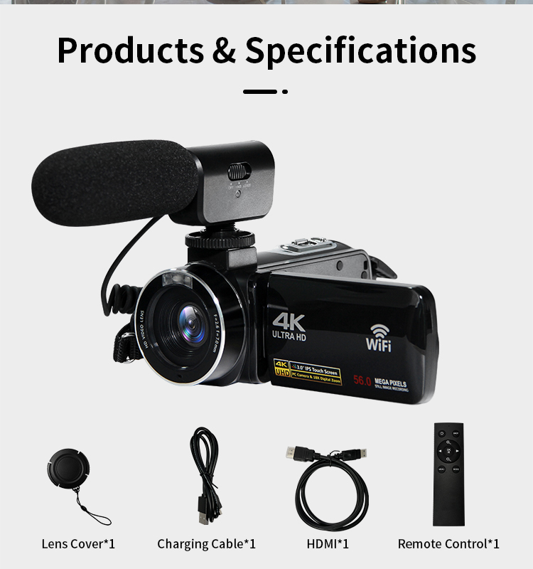 High Quality 4K Digital Handy Camera Video With Popular Discount