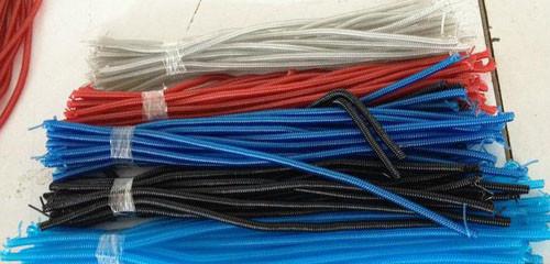 Yellow cool color cute high quality strong pulling anti-drop safety line coiled lanyards