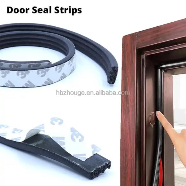 Smooth Surface EPDM Window Door Seal Rubber Profile for Glass Customer's Request
