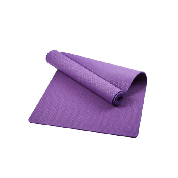 183cm TPE Yoga Workout Mats Suede Printed Eco Friendly 10mm Gym Mat Pilates