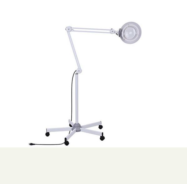 Floor Standing Led Magnifying Lamp Circuit Board Inspection With Magnifying Lens