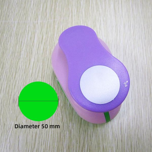 Punch à trous ronds colorés de 8 à 75 mm DIY Mini artisanal Punch à fleurs en papier pour enfants