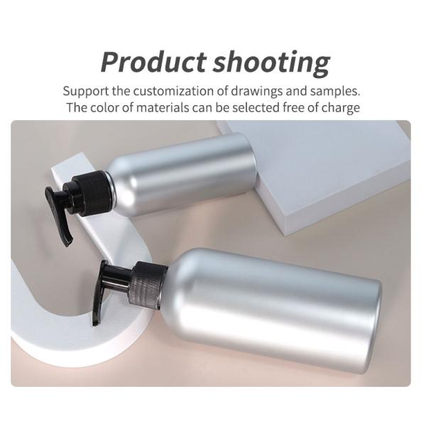 Bouteille de pulvérisation de voyage en aluminium Mini Bouteille de parfum réutilisable Contenant cosmétique