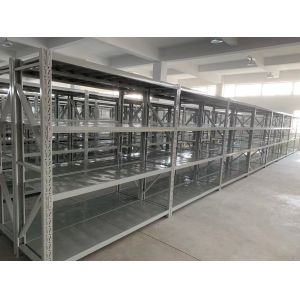 4 Levels Medium Duty Shelving Powder Coating Or Galvanized For Home Small Warehouses