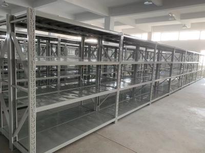 4 Levels Medium Duty Shelving Powder Coating Or Galvanized For Home Small Warehouses
