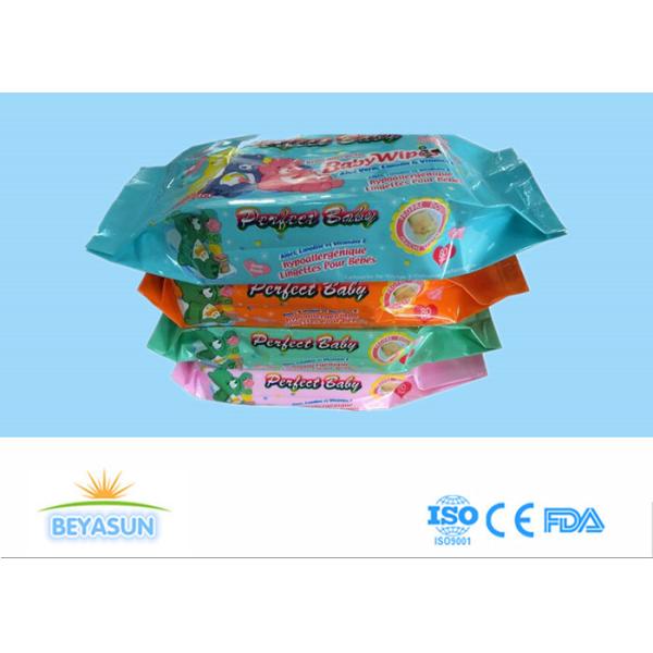 Le bébé antiseptique jetable a mouillé des chiffons Flushable pour le visage