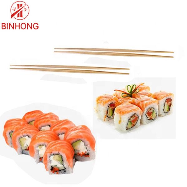 Eco Friendly No Burs 24cm Disposable Bamboo Chopsticks/Sushi Chopsticks