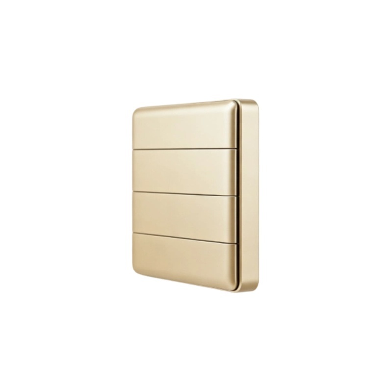 NP16164_01WG Schneider ZENcelo 8-Button KNX Panel Dawn Gold Color