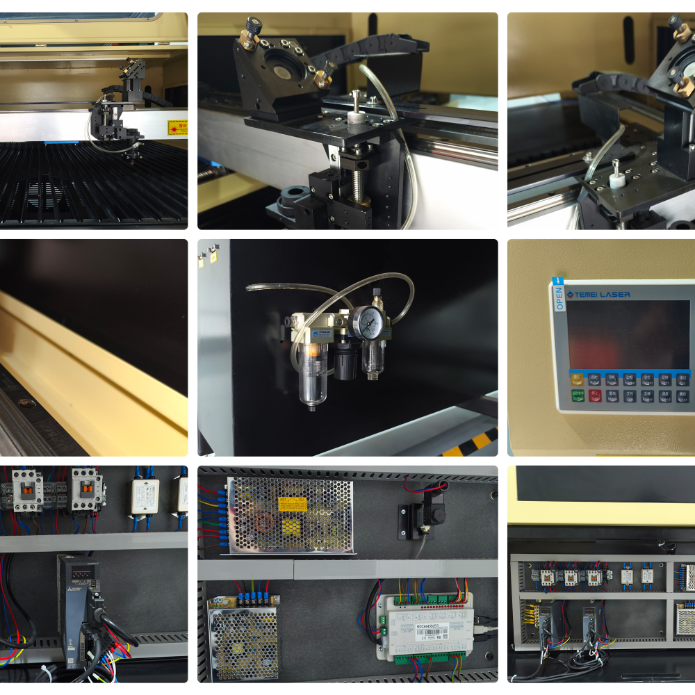 CO2 Laser Cutting Machine with CCD Edge-Tracing Cutting 130W/150W Laser Power and 0.01mm Positioning Accuracy