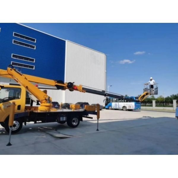 25-58m Cherry Picker Mounted Scissor Mobile Mast Aerial Lift Work Platform Truck