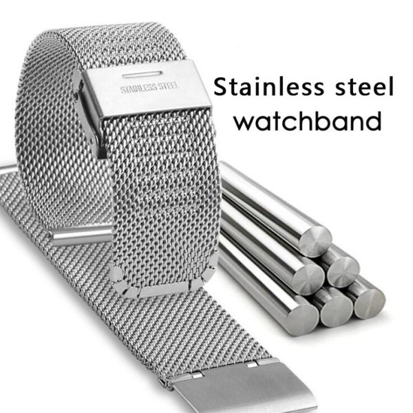 Покрытый ИП логотип ОЭМ дозора золота кварца изготовленный на заказ с диапазоном сетки нержавеющей стали