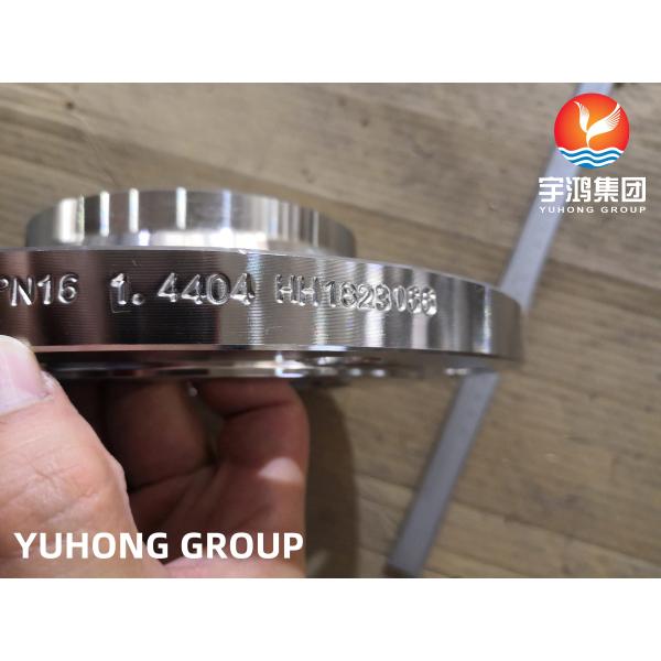 EN1092-1 Type11 1.4404 Forged Stainless Steel Weld Neck Raised Face Flange B16.5