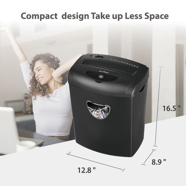 21L Basket Commercial Paper Shredder Machine CD218P Shred paper CD credit card With Overload Protection