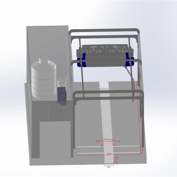 Auto 7000mm Touchless Car Wash Machine With 18.5kw Water Pump