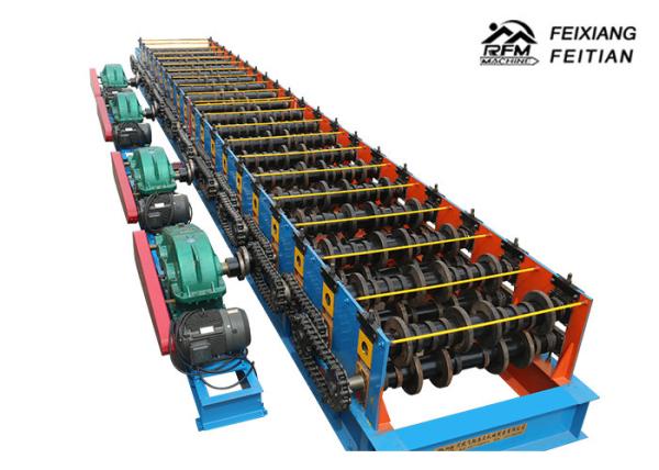 Gear Drive 2 Mm Thick Sandwich Panel Roll Forming Machine / Metal Car Panel Making Machine