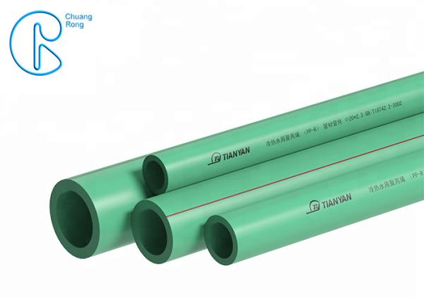 Cold Water PPR Pipeline Pn 12 . 5 Low Expansion Coefficient Drinking