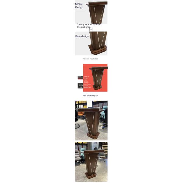 Stylish Solid Wood Lectern for Conference Area Podium Table Simple Modern Conference