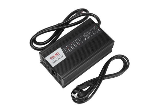 EMC-600 24V18A Aluminum lead acid/ lithium/lifepo4 battery charger with 4 protections function