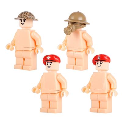 MOC WW2 military soldiers army mini figures headgear helmet building block compatible with legoinglys