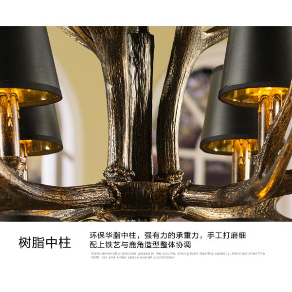 Horn chandelier lighting for indoor Cloth Shope Bar Lighting Fixtures (WH-AC-13)