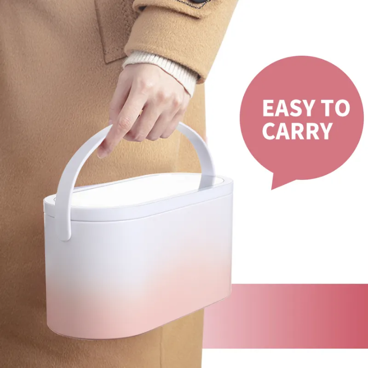 Limited Time Offer LED Beauty Case Makeup case Led Mirror Storage Travel LED Makeup Mirror Kit  Pocket Magnifying Glass