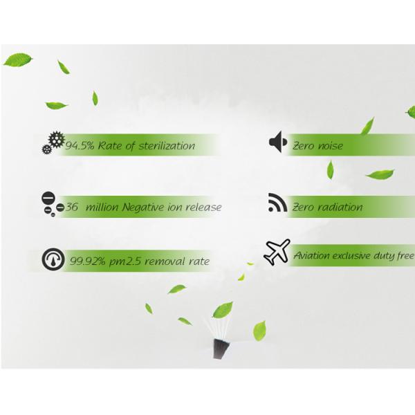 Портативная машинка иона ожерелья 240h 13dB очистителя воздуха CE личная ионная отрицательная