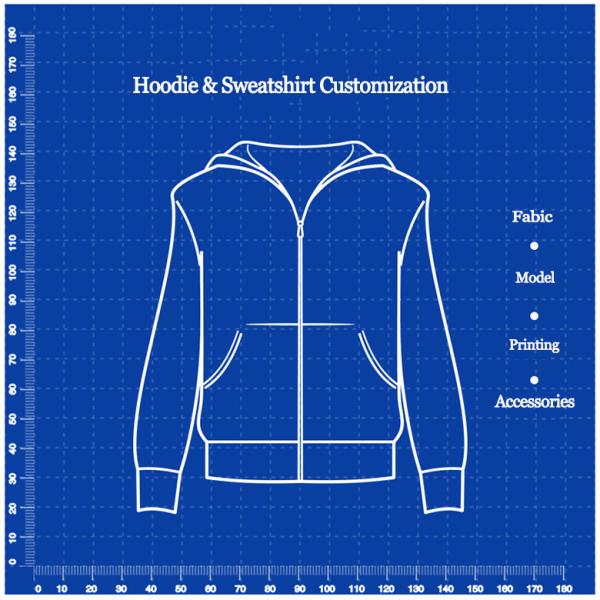 360Grams Oversized Pullover Zip Up Hoodie Sweatshirt For Men Women