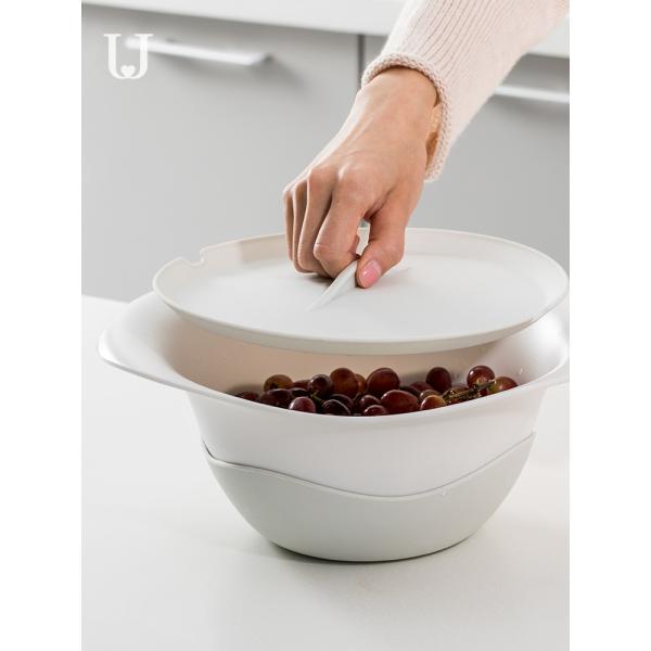 OEM ODM Kitchen Vegetable Drain Basket 617g Fruit Drain Basket