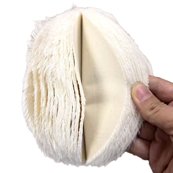 6 Premium Loose Cotton Buffing & Polishing Wheel (80-Ply)