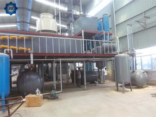 óleo de 10 toneladas da pirólise do pneu do desperdício da lama de óleo 10TPD ao dispositivo diesel da refinaria de petróleo