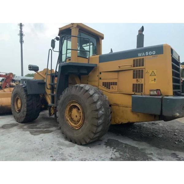 Cargadores de ruedas Komatsu de uso pesado WA500-3 de larga duración Eficiente energéticamente