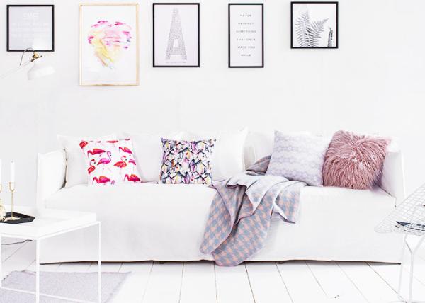 Multiple Colors Elegant Decorative Bed Pillows , Home Throw Pillows For Couch