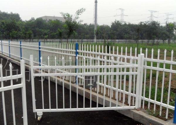 PVC Coated Welded Zinc Steel Fence For Community / Gardens Protection