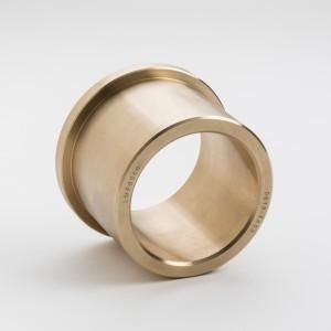 Double Loop Oil Grooved Cast Bronze Bushings Self Lubricating Bearing Corrosion Resistance