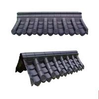 Prix bon marché PVC résine plastique carreaux de toit chinois anciens pour la décoration