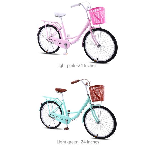 Matériau de cadre en acier au carbone Vélo pour enfants Vélo de ville de 20 pouces 24 pouces pour femme Vélo pour enfants personnalisé Vélo de loisirs rétro OEM