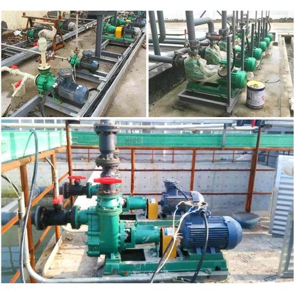 Self Priming Centrifugal Industrial Chemical Pumps Corrosive Resistant Wear Resistant